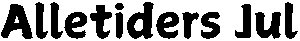 Alletiders jul logo