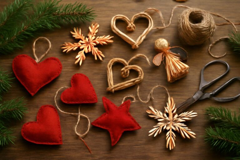 Sådan laver du hjemmelavet julepynt trin for trin